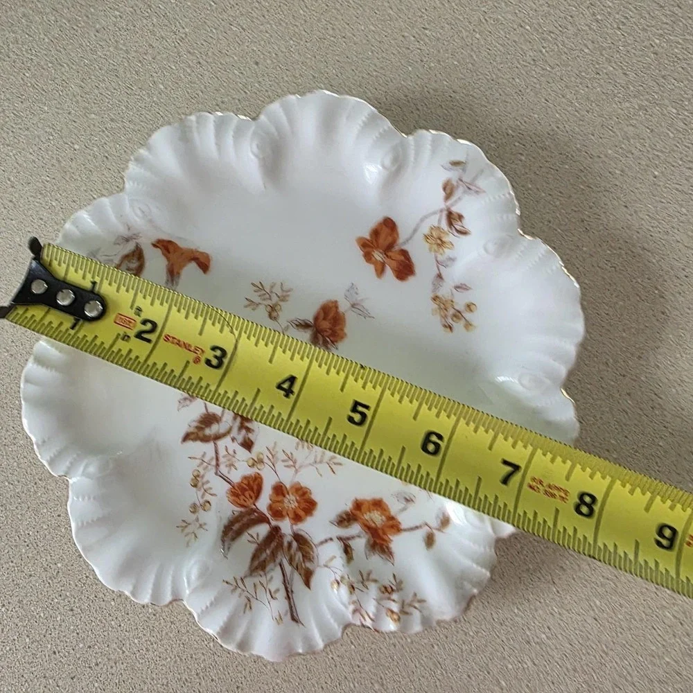 Antique Marx & Gutherz Carlsbad Austria Scalloped Edge 7.5